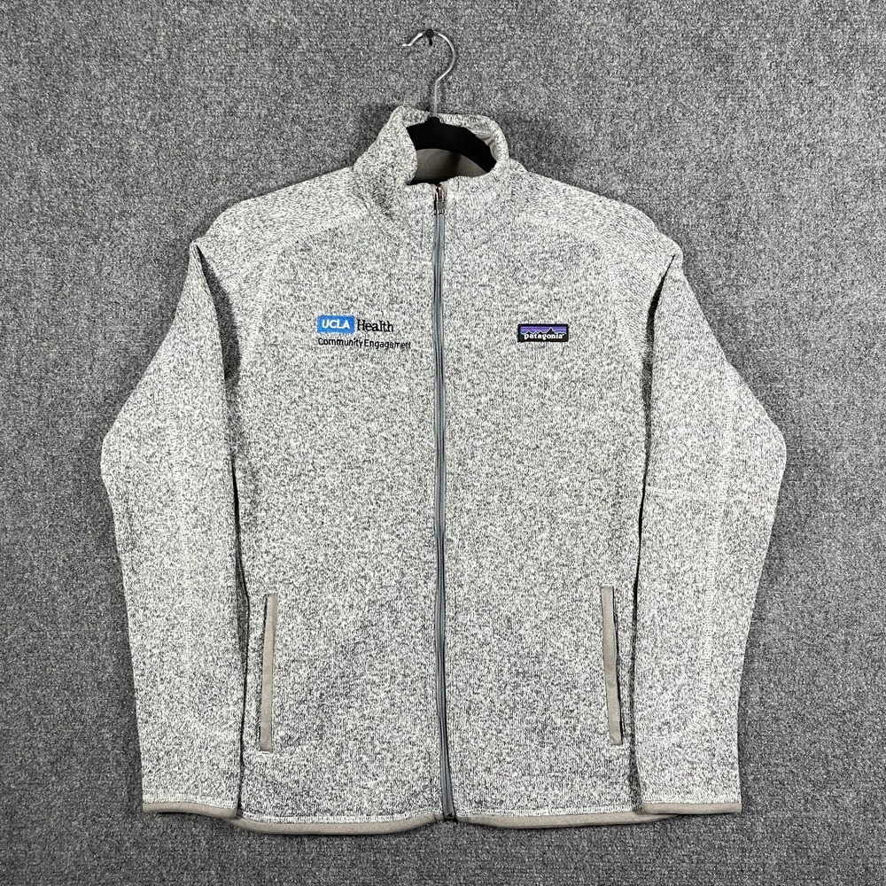 Patagonia Better Sweater Full Zip Fleece Jacket Grey Heather Womens Size Small
